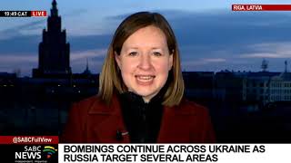 Bombings continue across Ukraine