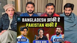 Shubhman Gill Mohammad Shami ने तोड़ा Bangladesh हारा CT IND vs BAN Rj Raunac #pakistanreaction