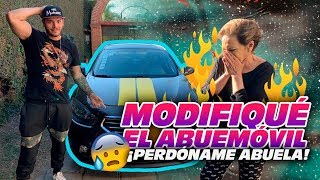 MODIFIQUE EL AUTO DE MI ABUELA 😅| SUENA DURÍSIMO!!