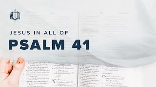 Psalm 41 | Have Mercy on Me O Lord! | Bible Study