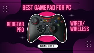 Best Budget Gamepad For PC Gaming Joystick | RedGear Pro | Jeevi zone