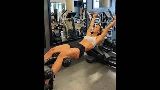 Abs Workout Gym Girl #shorts