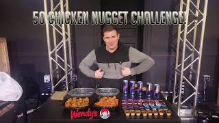 Wendy's 50 Chicken Nugget Challenge!