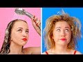 CAPELLI LUNGHI VS CAPELLI CORTI: PROBLEMI || Situazioni Divertenti e Imbarazzanti - 123 GO!