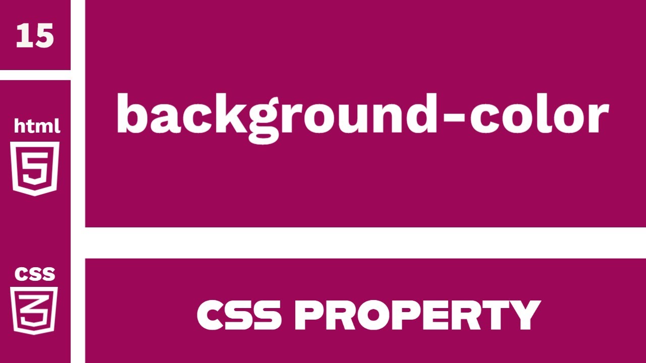 CSS Property : Background-color Explained ! - YouTube