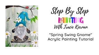 How To Paint A "Spring Gnome" - Acrylic Painting Tutorial - Step By Step Painting