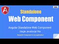 Angular Web Component Standalone - Single JavaScript File - Step By Step