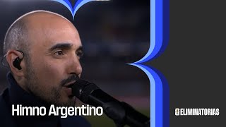 Himno Nacional Argentino - Argentina vs Paraguay - Eliminatorias Sudamericanas para el Mundial 2026