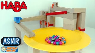 HABA ASMR BIG SPEED CIRCLE MARBLE RUN | UNBOXING and BUILD KUGELBAHN