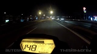 2014 Kawasaki Z250 SL top speed 1st trial run