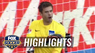 Meier goal puts Eintracht Frankfurt up vs. Hertha Berlin - 2015–16 Bundesliga Highlights