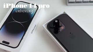 (sub) 아이폰 14 프로 언박싱  | 전색상 비교 | iPHONE 14 PRO UNBOXING (SPACE BLACK)