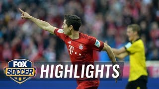 Lewandowski's brace gives Bayern Munich 4-1 advantage - 2015–16 Bundesliga Highlights