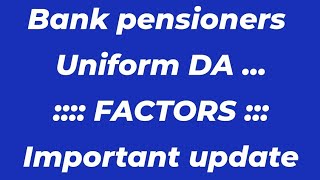 BANK PENSIONERS - UNIFORM