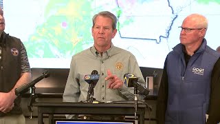 Georgia Gov. Kemp, state leaders talk winter weather impacts, preparation