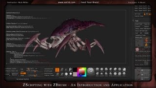 ZBrush を使用した ZScripting - 概要と応用