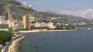 アキーラさん観察①モナコ公国の海岸,beach,Monaco