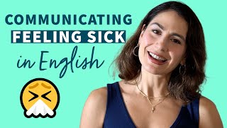 Talking About Feeling Sick or Unwell in English 🤧