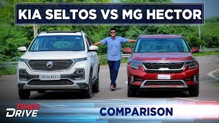 Kia Seltos vs MG Hector  | Comparison | Times Drive