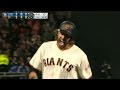 LAD@SF: Morse ties the game with pinch-hit homer