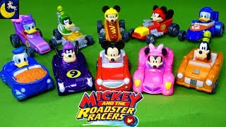 Disney Toys Mickey and the Roadster Racers Diecast Race Cars Minnie Mouse Donald Duck Surprise Toys!