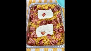 Loaded corn dip for potlucks and parties