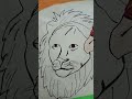 # lion's face # shorts # anshika's drawing. ..