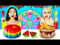 Rich VS Broke Cake Decorating Challenge | Expensive VS Cheap Ways to Decorate by RATATA CHALLENGE