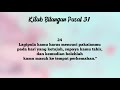 KITAB BILANGAN PASAL 31 AYAT 1 SAMPAI 54