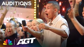 Golden Buzzer: Murmuration's BREATHTAKING audition leaves the judges in awe | Auditions | AGT 2023