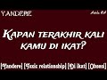 Di ikat pacar yandere | ASMR Cewek | [Yandere] [Toxic relationship] [Obsesi]