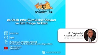 Ocakbaşı Sohbetleri: 29 Ocak 1990 Gümülcine Olayları ve Batı Trakya Türkleri