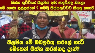 තිස්ස කුට්ටියේ බලපිය අපි සතුටින්ද කියලා මේ හෙණ ඉල්ලන්නේ ? ගම්මු තිස්සකුට්ටිට කියපු කතාව