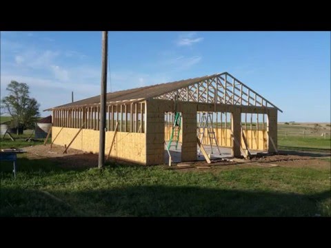 How to Build a 30'x40' garage yourself! How to Build a 30'x40' garage yourself!
