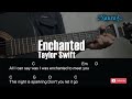 Taylor Swift - Enchanted Guitar Chords Lyrics