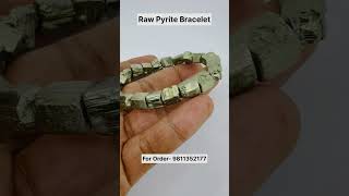 Natural Pyrite Bracelet | Pyrite stone and Benefits | #crystals #pyrite #trending