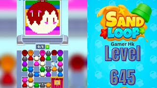 Sand loop level 645 Hard level Walkthrough Solution