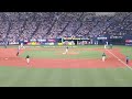 20240616　大阪桐蔭高校の吹奏楽部とｺﾗﾎﾞ♪【西野真弘 応援歌】1回ｳﾗ　ｵﾘｯｸｽ･ﾊﾞﾌｧﾛｰｽﾞ【ﾊﾞﾌｧﾛｰｽﾞ高校】@京ｾﾗﾄﾞｰﾑ大阪･ﾚﾌﾄ外野下段 日本生命ｾ･ﾊﾟ交流戦