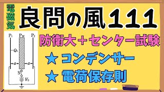 【高校物理】『良問の風』解説111〈電磁気〉コンデンサー