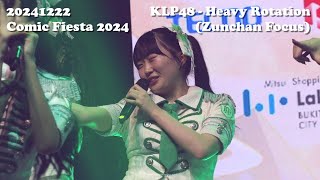 [4K] 241222 KLP48 – Heavy Rotation ヘビーローテーション | Suzuha Yamane 山根涼羽 Zunchan fancam @ Comic Fiesta '24