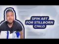 Spin Art Painting For A Stillborn🥺 #Shorts #YouTubeShorts #SpinArt