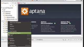 Aptana Studio setting up, Synchronise with server