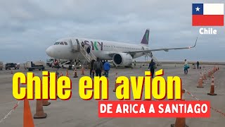 CHILE EN AVIÓN - Así fue mi experiencia de viaje entre Arica y Santiago 🇨🇱