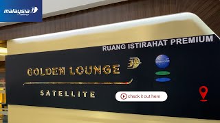 Explore Malaysia Airlines Golden Lounge KLIA in [4K] | Business Class and First Class Lounge