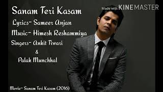 Sanam Teri Kasam (full audio song) || Ankit Tiwari || Himesh Rashemiya || Music Addict