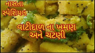 વાટીદાળ ના ખમણ |બહાર કરતા પણ વધારે ચટાકેદાર ને જાળીદાર ઘરેજ બનાવો ચટણી સાથે|જોઈનેજ મોઢા માં પાણી આવે