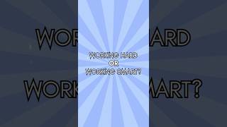 Hard work builds the foundation, but working smart creates the skyscraper. #EntrepreneurMindset