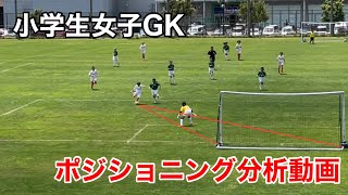 ［サッカーVlog］女子小学生ゴールキーパー #29 U12 2022年5月 プレー集\u0026ポジショニング分析