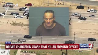 Driver charged in death of Edmond police officer