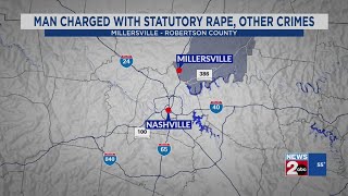 Millersville man charged with statutory rape, other crimes